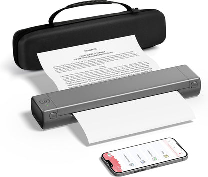 PrintGo M08™ — Portable A4 Thermal Printer (Bluetooth + USB)