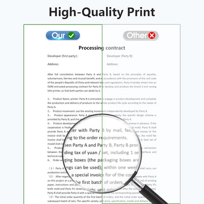 PrintGo M08™ — Portable A4 Thermal Printer (Bluetooth + USB)